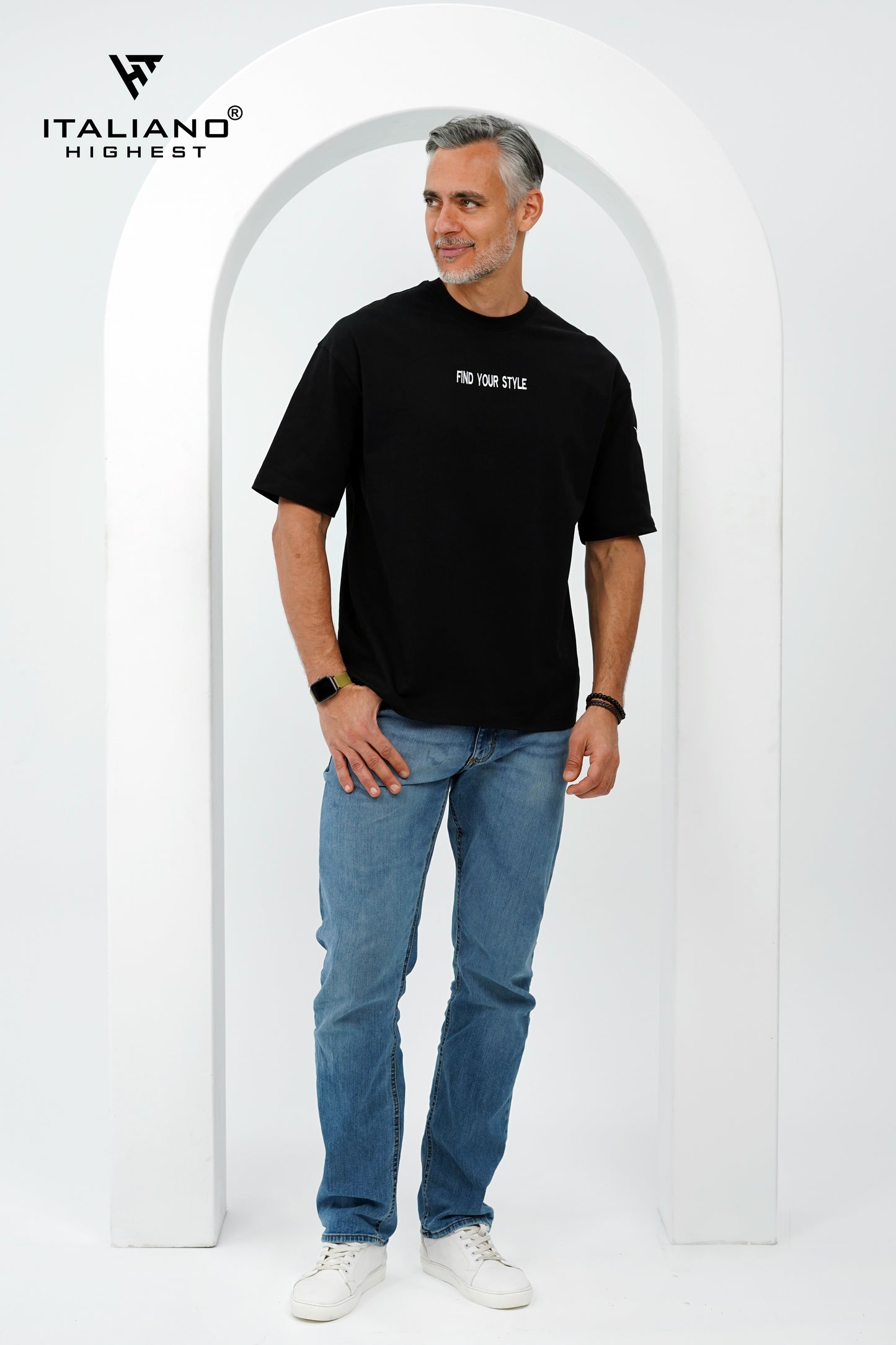 Men T-Shirt OverSize Italiano ITSH1148