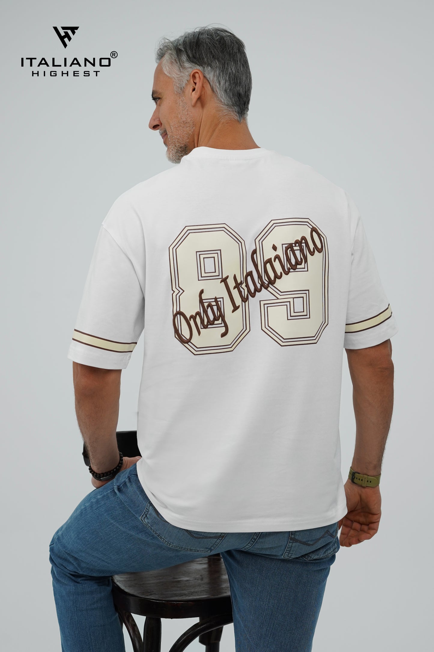 Men T-Shirt OverSize Italiano ITSH1158