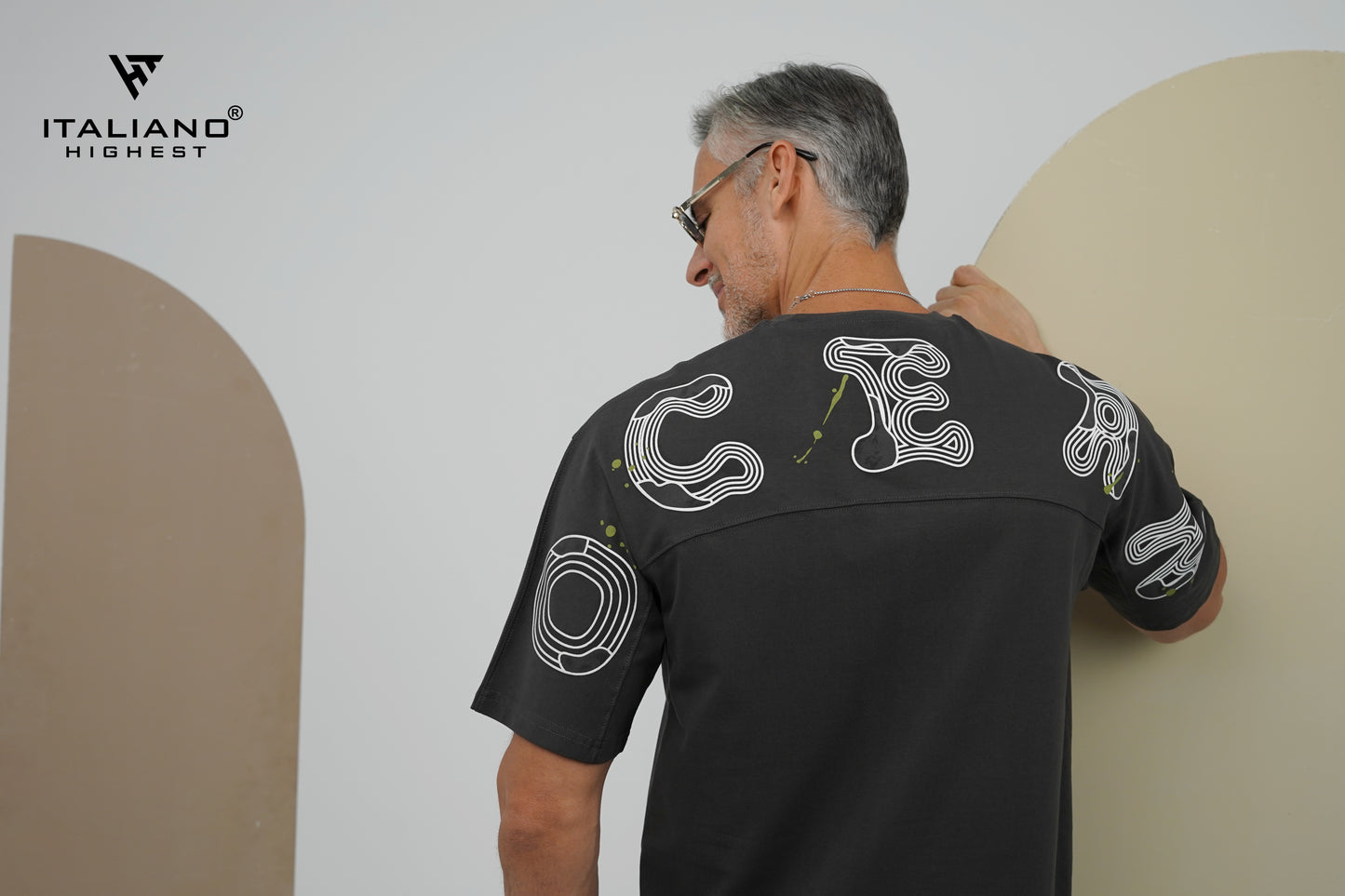 Men OverSize T-Shirt Italiano ITSH1149