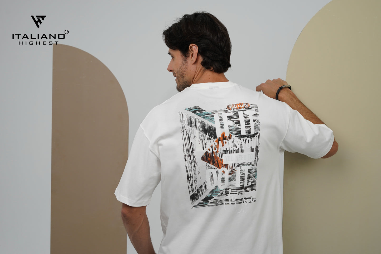 Men T-Shirt OverSize Italiano ITSH 1160