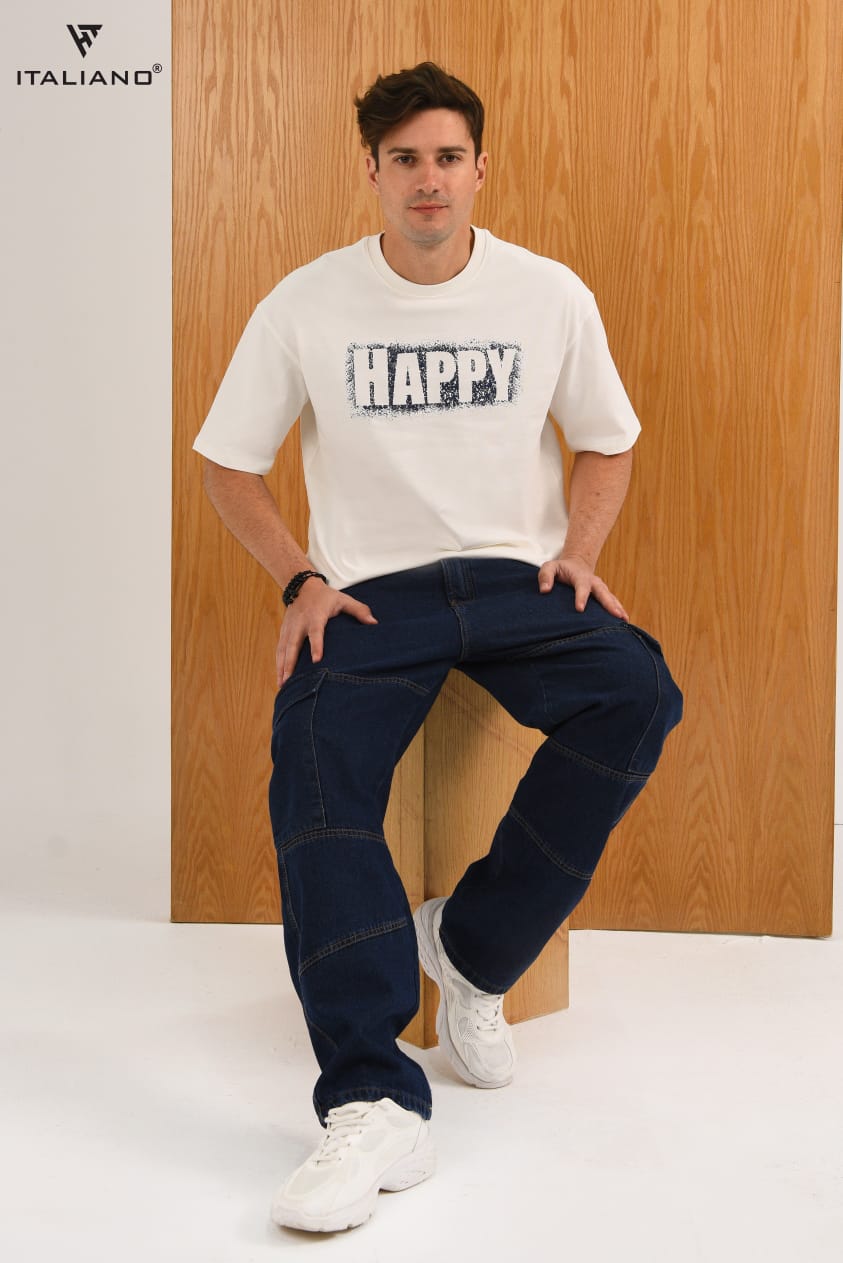 Men T- Shirt OverSize Italiano ITSH 448