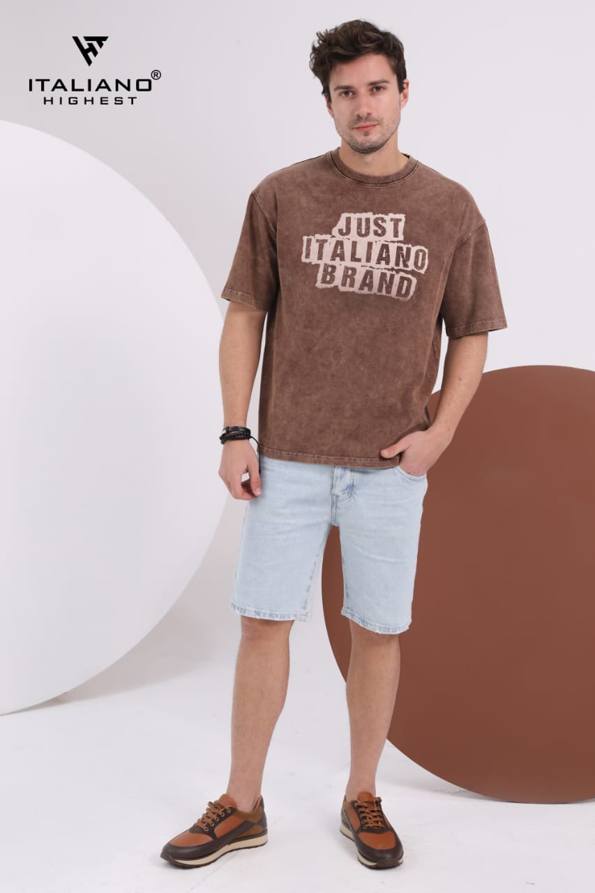 Men T-shirt oVER SIZE Italiano TS 343