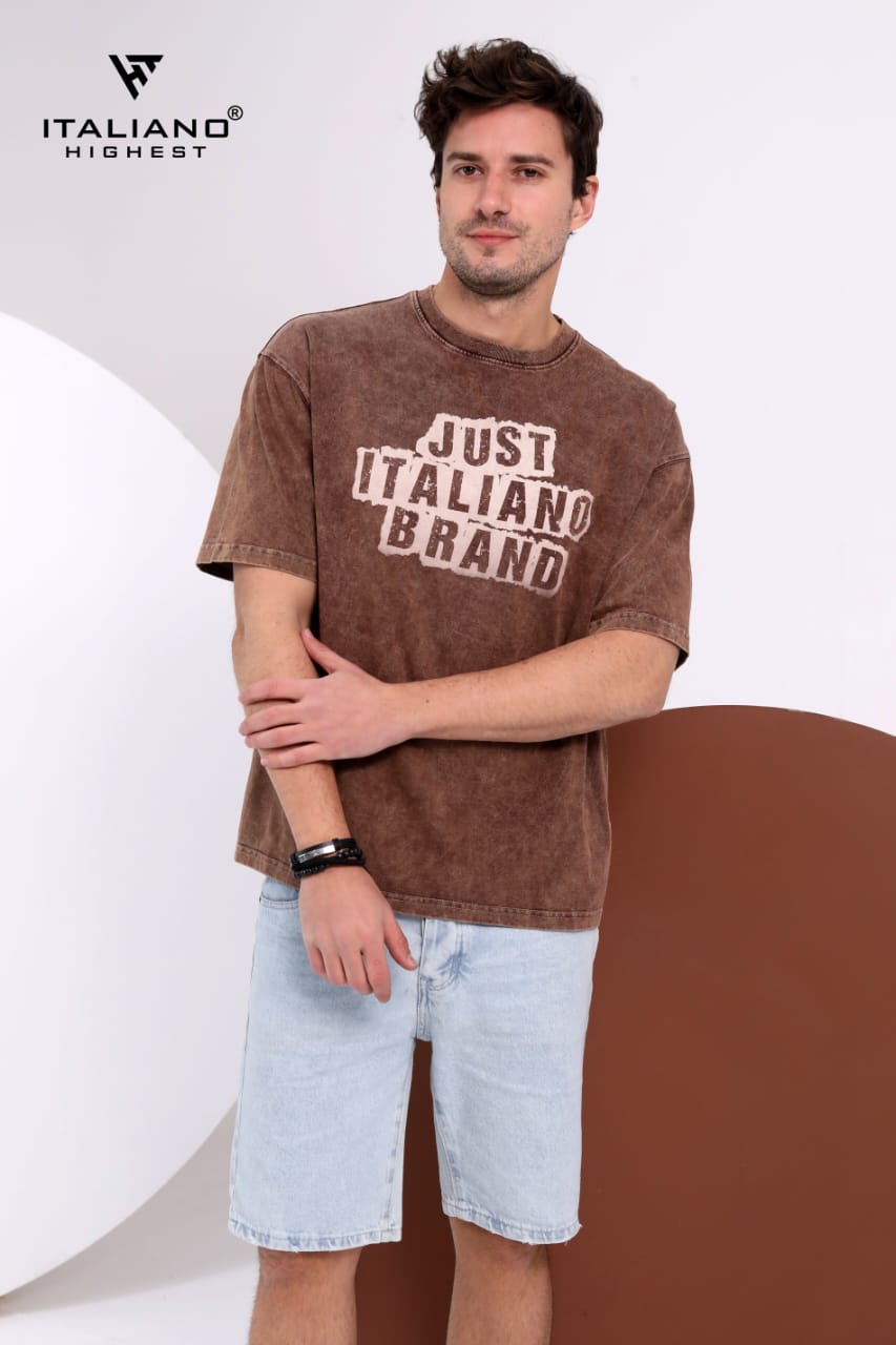 Men T-shirt oVER SIZE Italiano TS 343