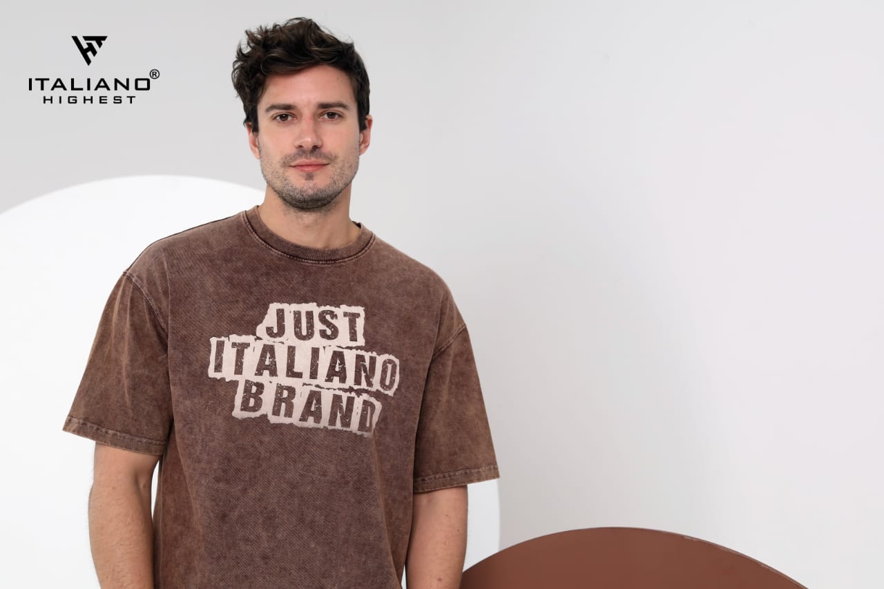 Men T-shirt oVER SIZE Italiano TS 343