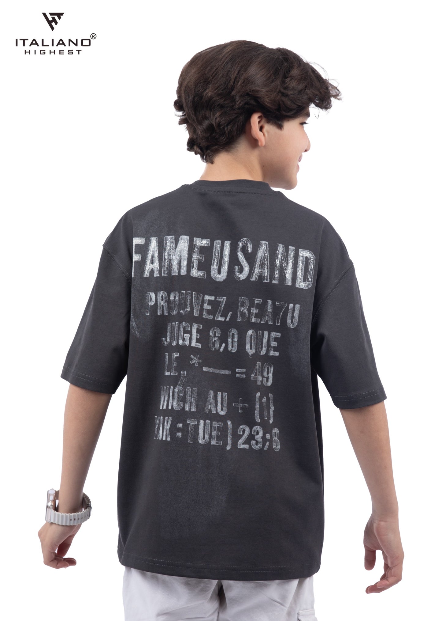 Boys T-Shirt OverSize Italiano ITSH1201
