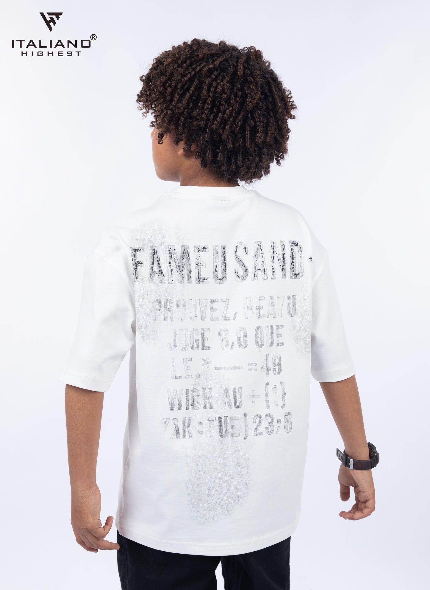 Boys T-Shirt OverSize Italiano ITSH1201
