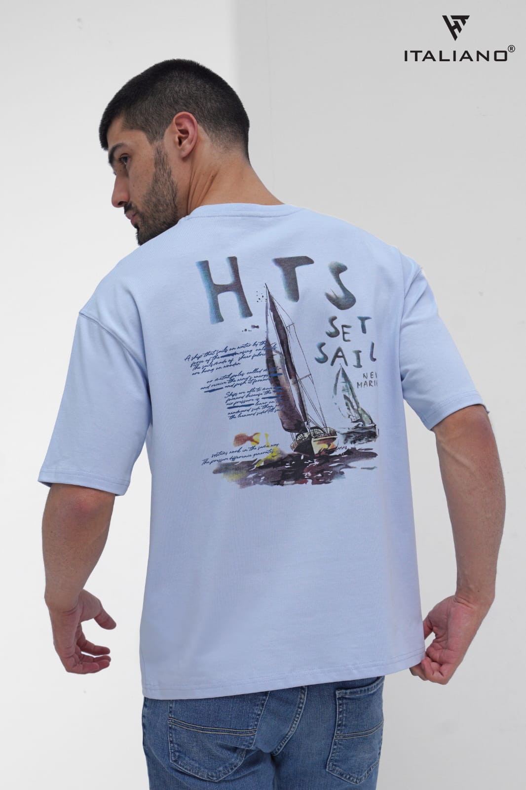 Men OverSize T-Shirt Italiano ITSH160
