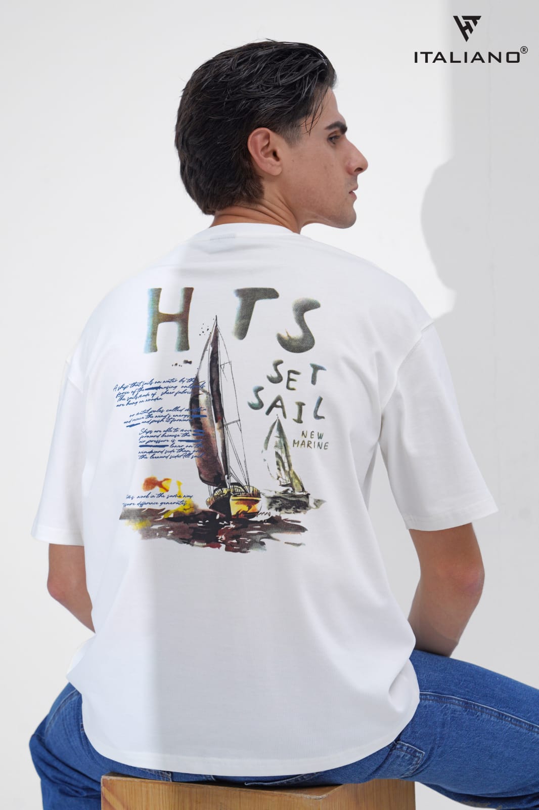 Men OverSize T-Shirt Italiano ITSH160