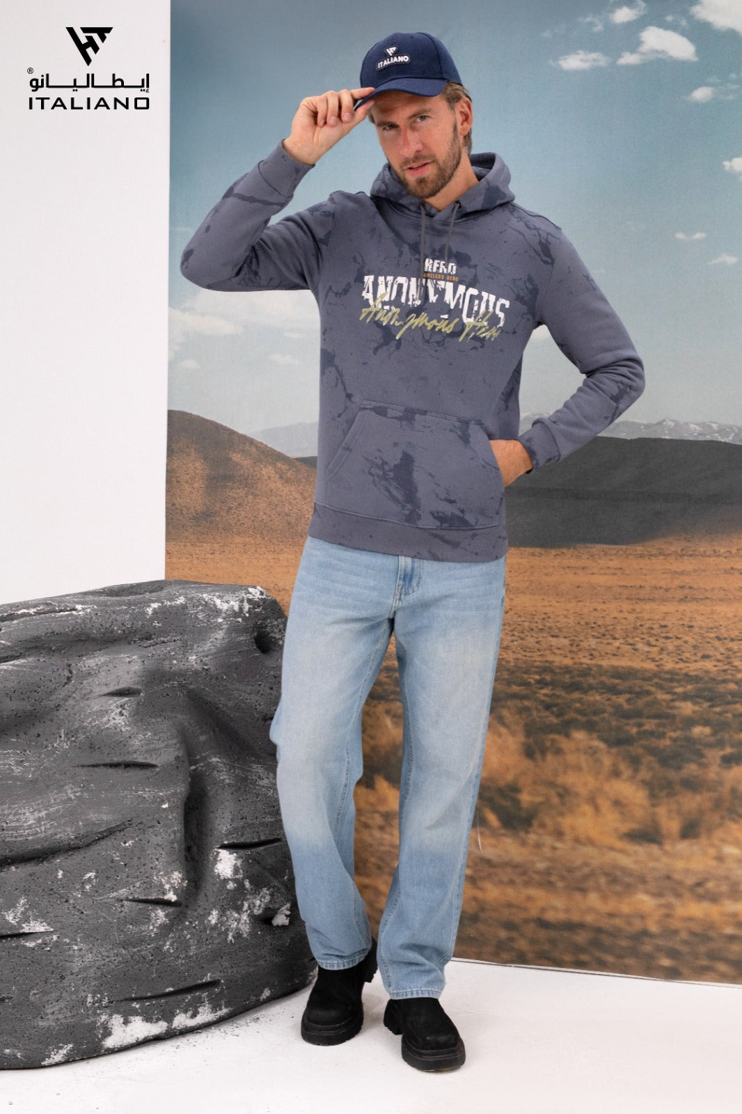 Men Hoodie T-Shirt ITHO 158