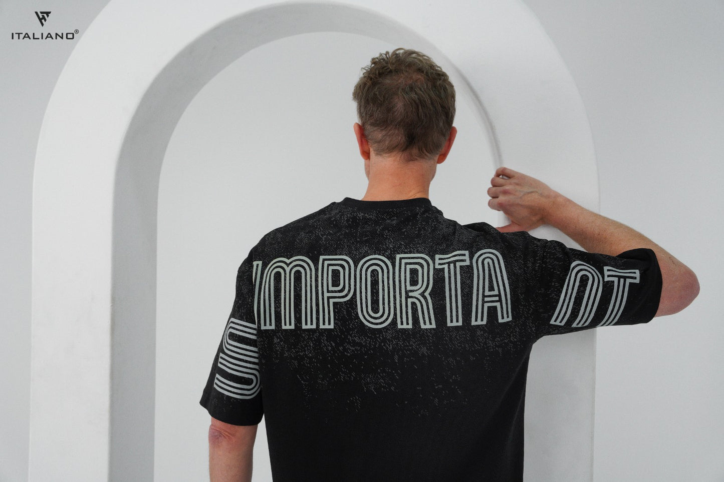Men T-Shirt OverSize Italiano ITSH1200