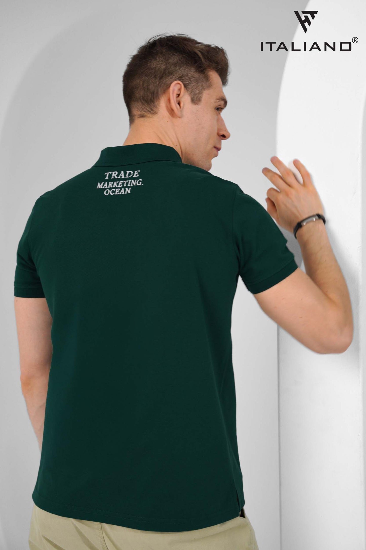 Men T-Shirt Polo Italiano ITSH08