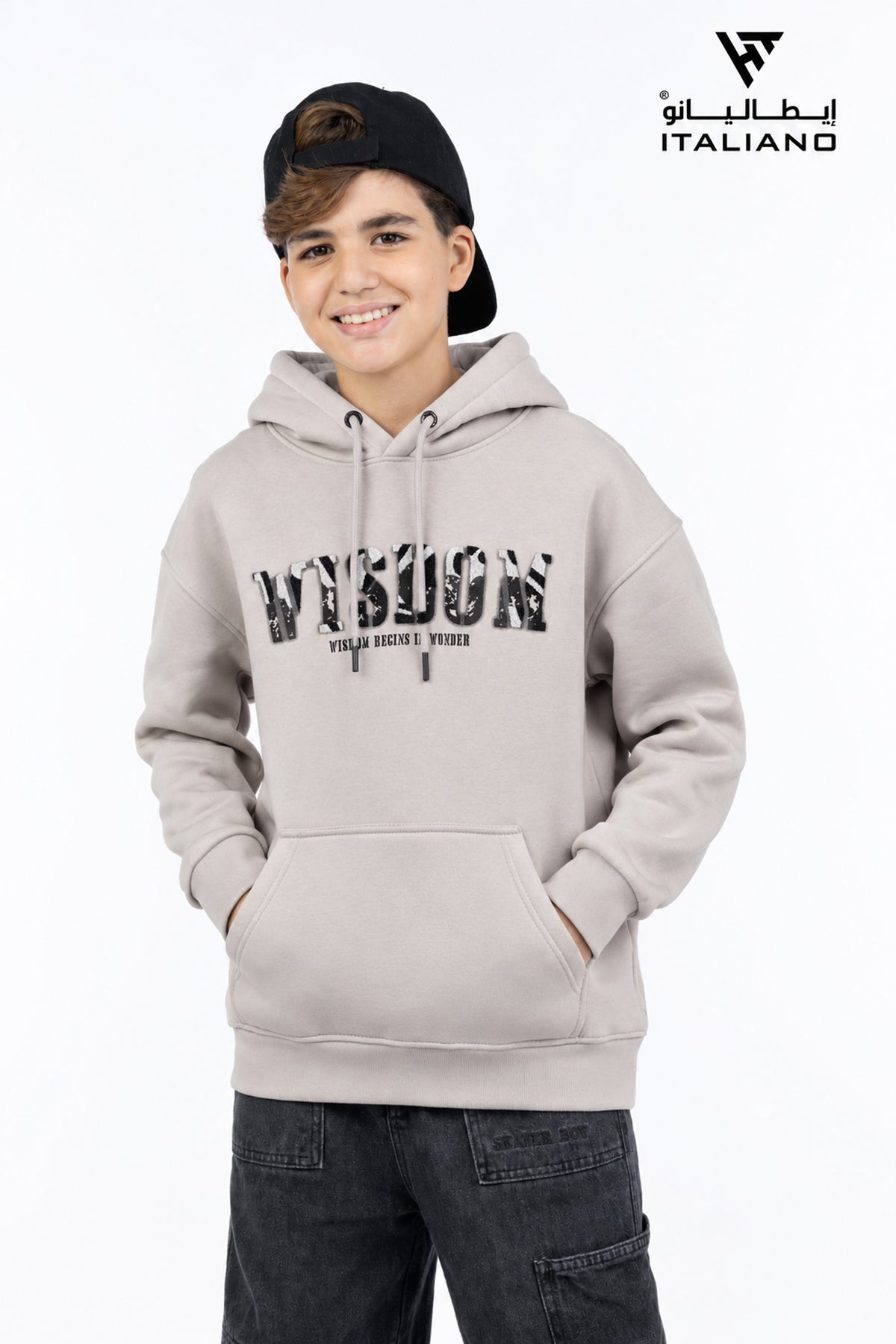Boys Hoodie Italiano128