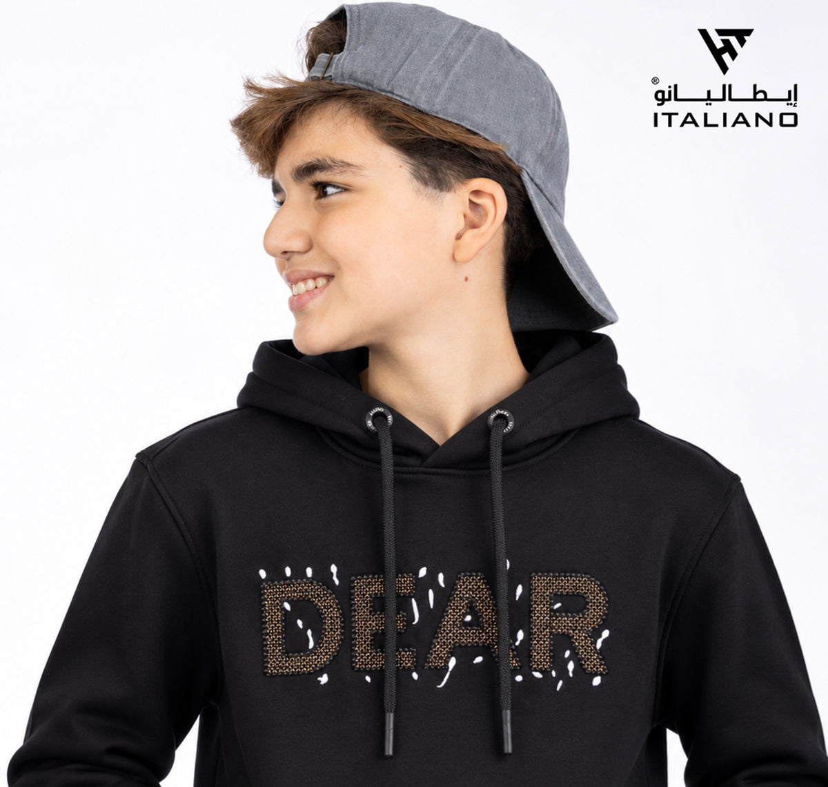 Boys Hoodie Italiano289