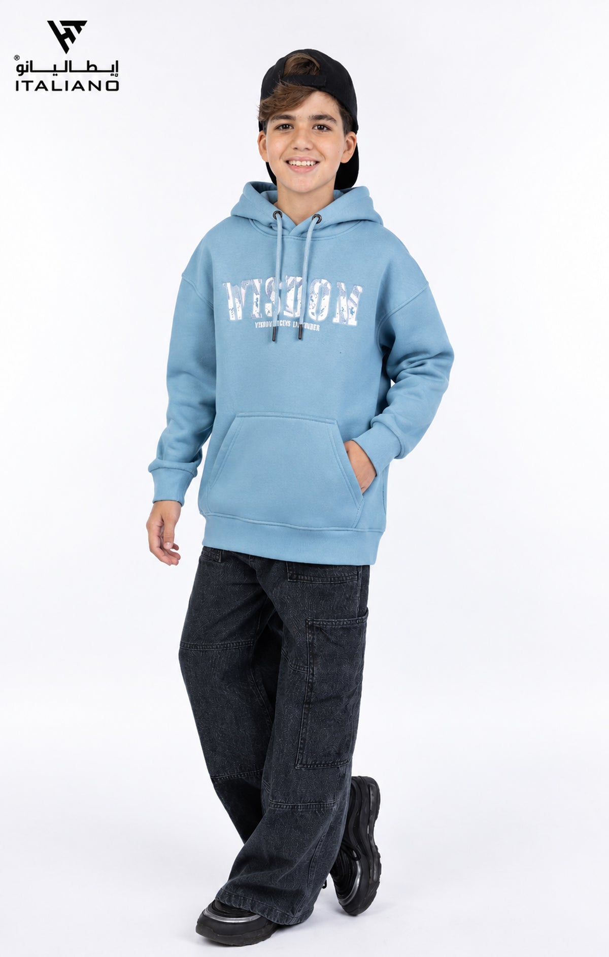 Boys Hoodie Italiano128