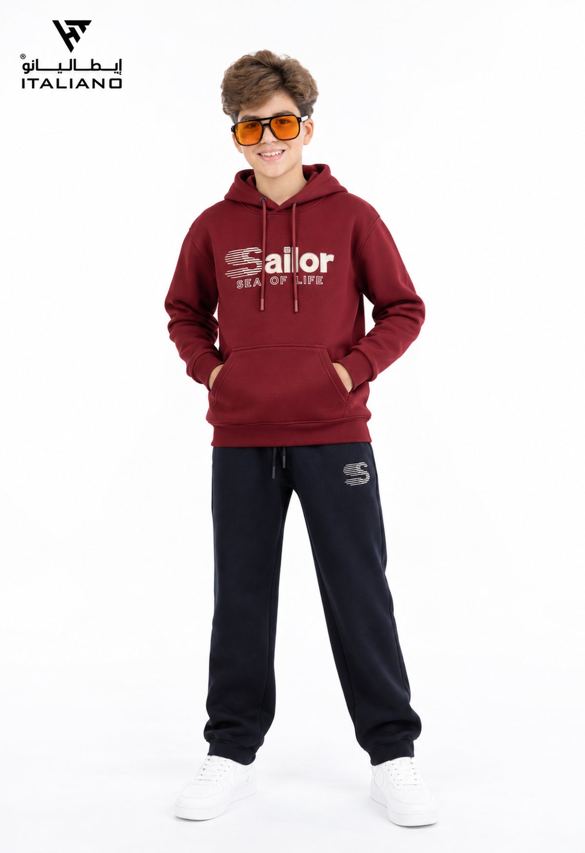 Boys Hoodie Set Italiano275