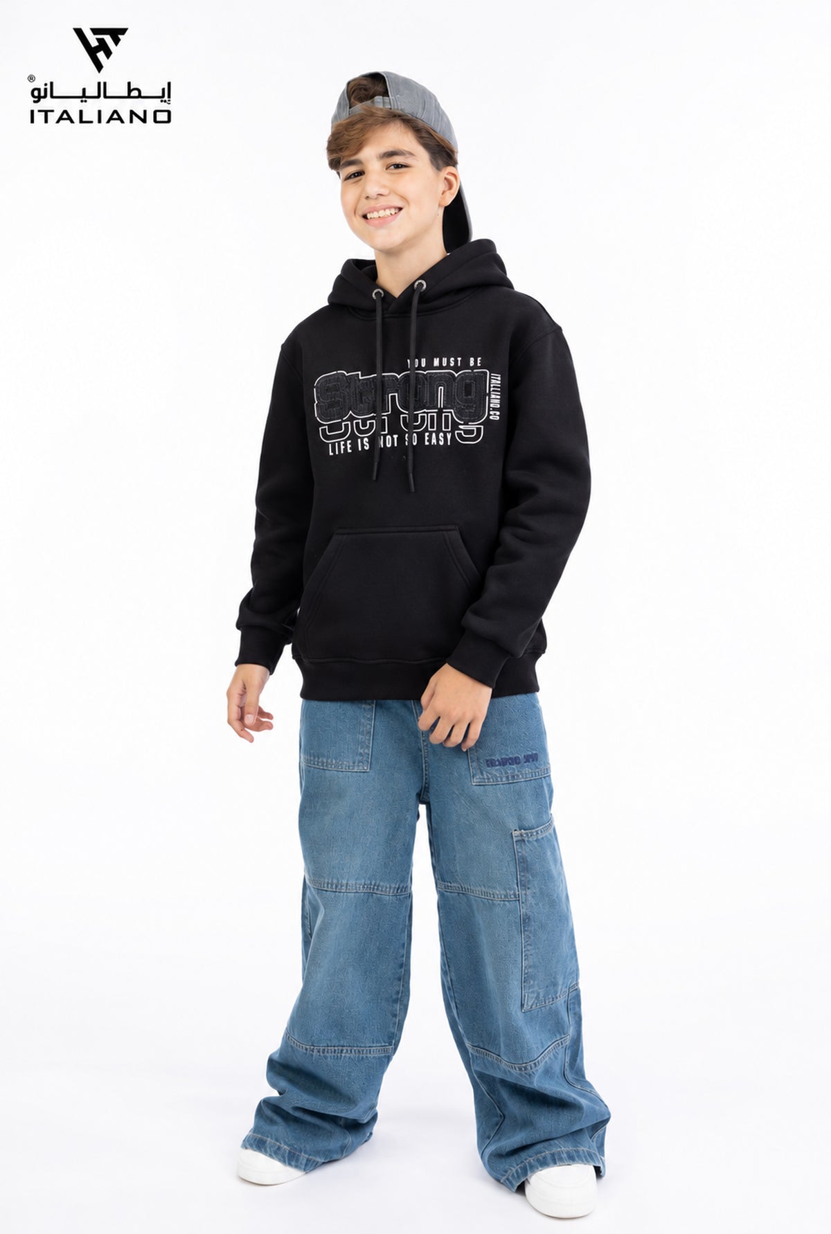 Boys OverSize Hoodie Italiano31