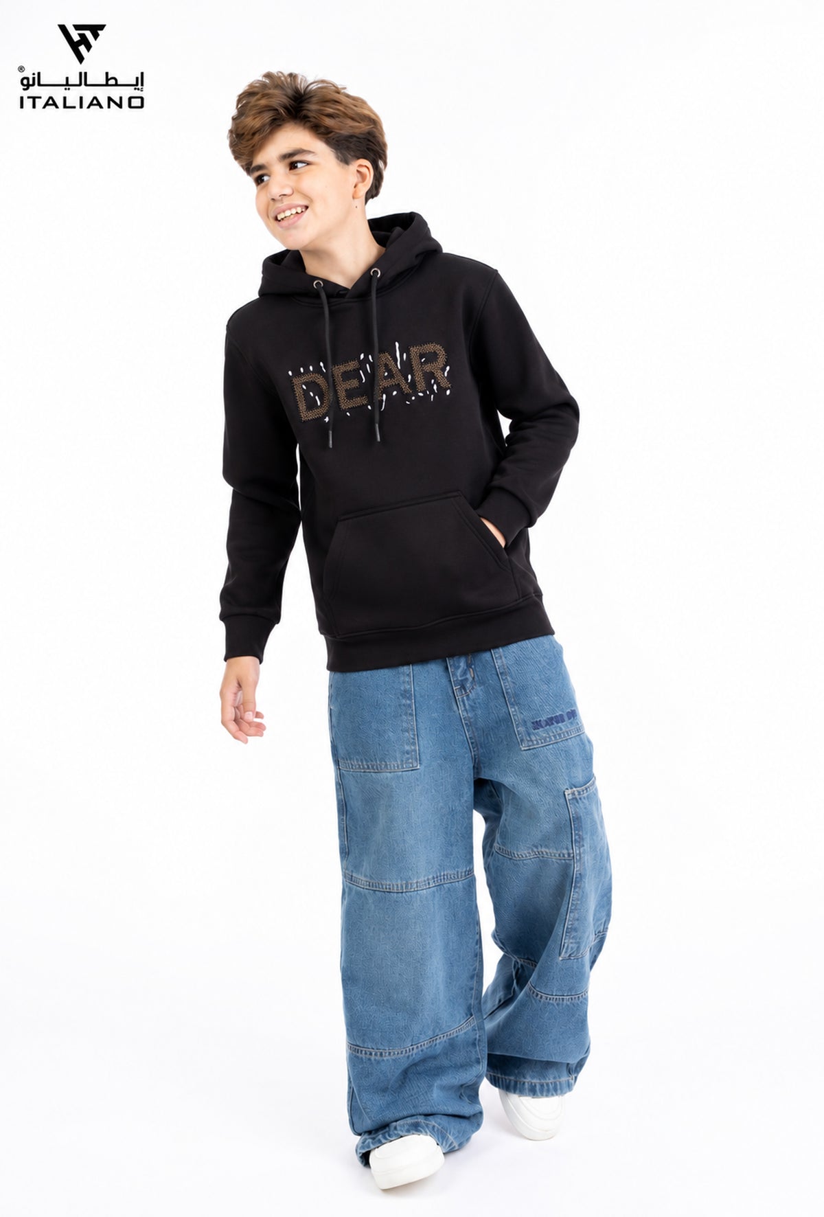 Boys Hoodie Italiano289