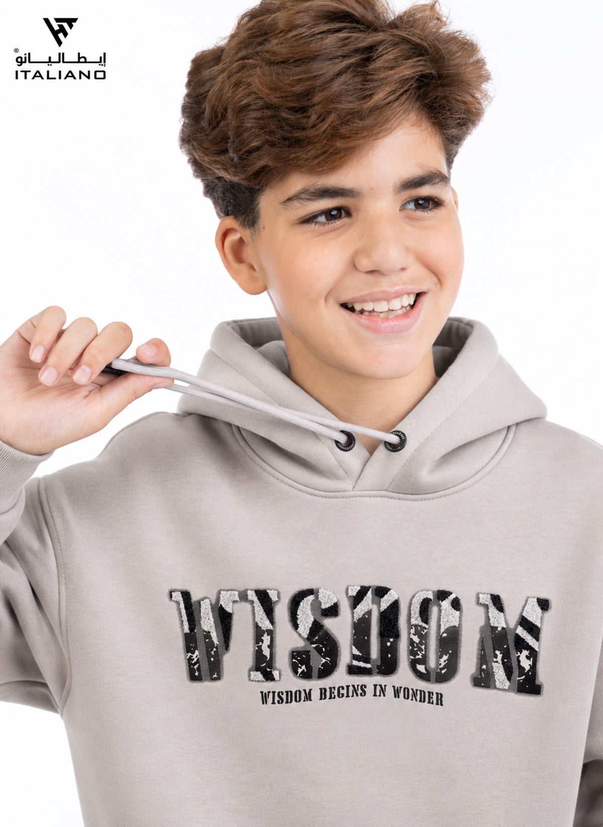 Boys Hoodie Italiano128